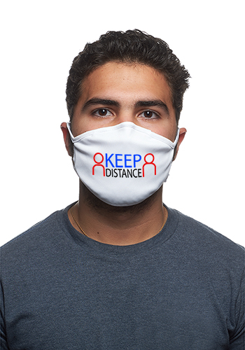 Picture of Printed Washable 3 Layer Cloth Face Masks