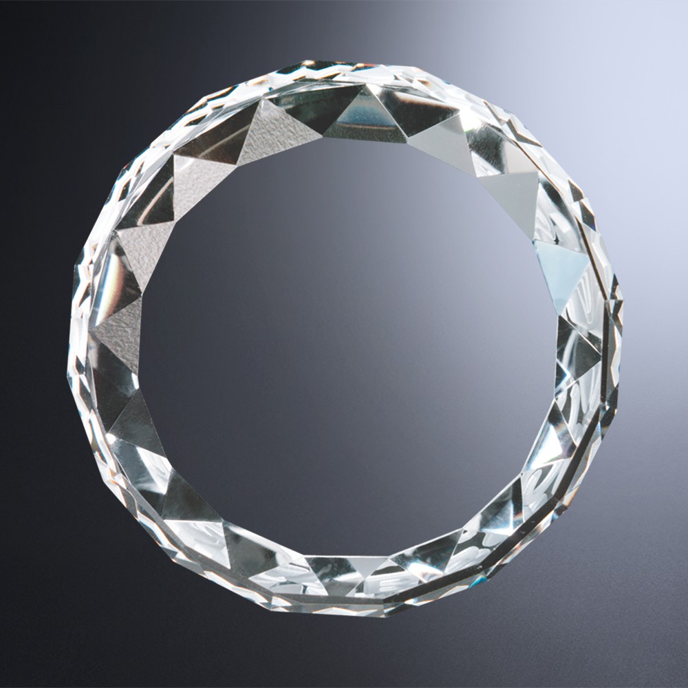 Picture of Faceted Gem Paperweight 3-1/4" Dia.