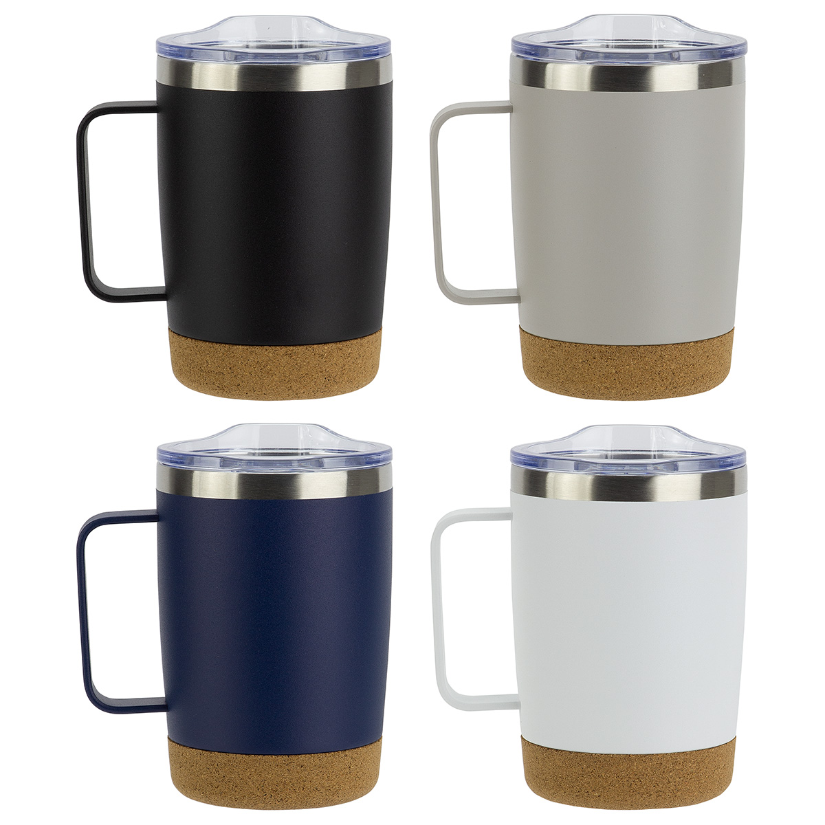 Picture of Sapora 12 oz Vacuum Insulated Stainless Steel Mug with Cork Base