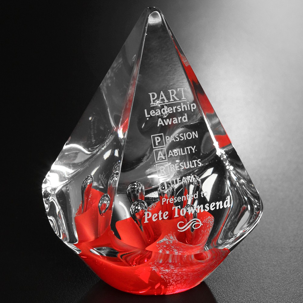 Picture of Red Quatro Pyramid 5"
