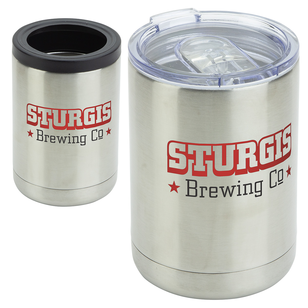 Picture of Coventry 12 oz Vacuum Insulated Stainless Steel Tumbler + Can Cooler