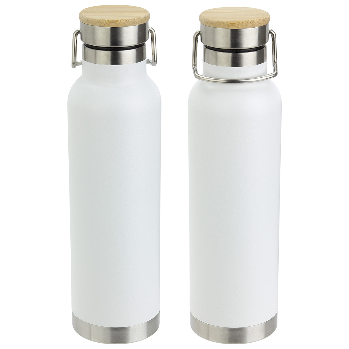 Picture of Cusano 22 oz Vacuum Insulated Stainless Steel Bottle with Bamboo Cap