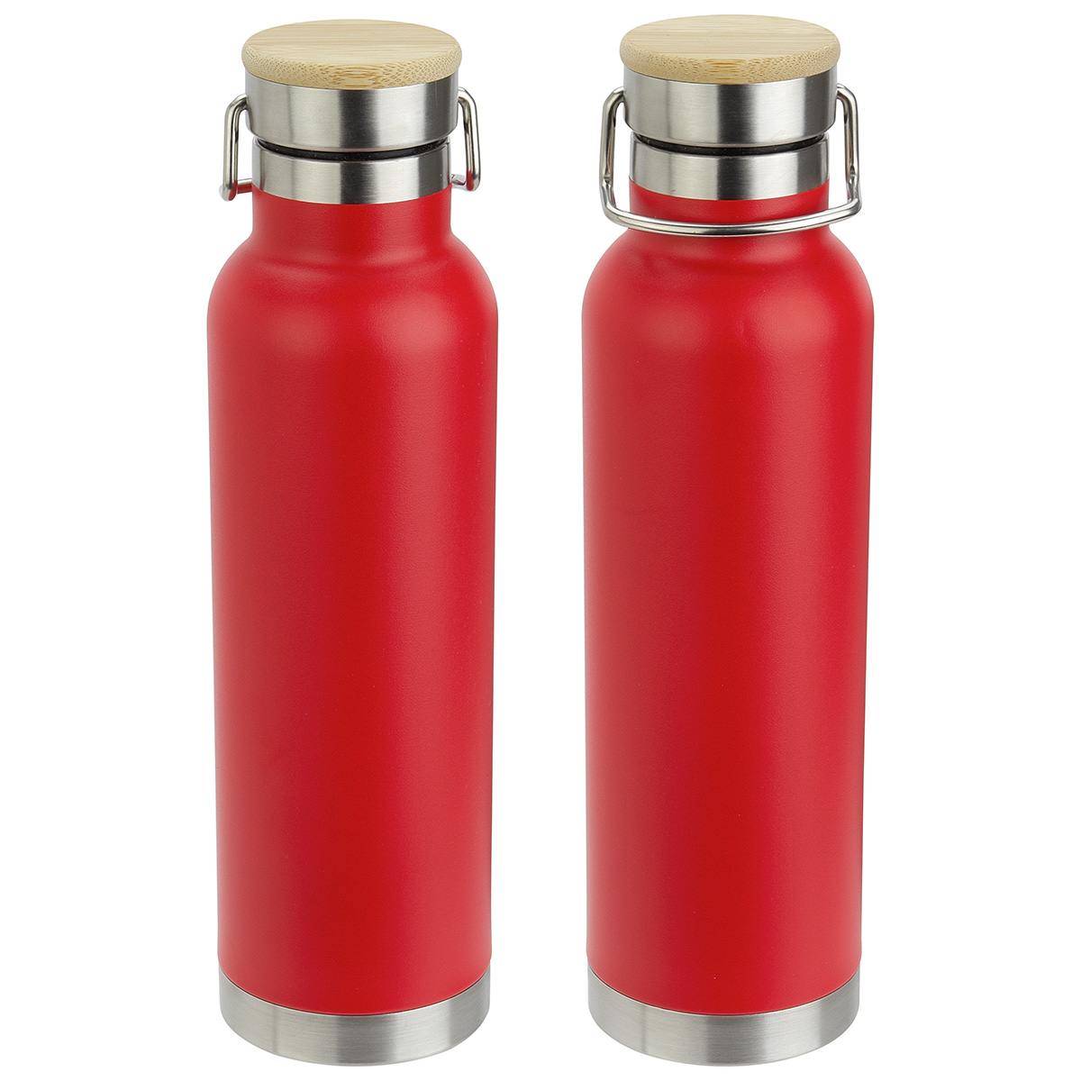 Picture of Cusano 22 oz Vacuum Insulated Stainless Steel Bottle with Bamboo Cap