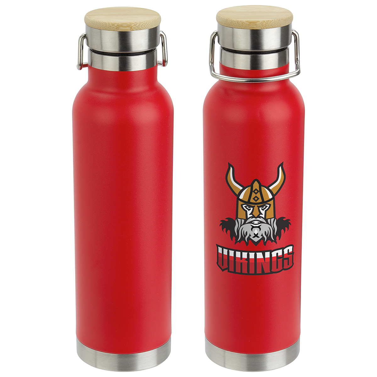 Picture of Cusano 22 oz Vacuum Insulated Stainless Steel Bottle with Bamboo Cap