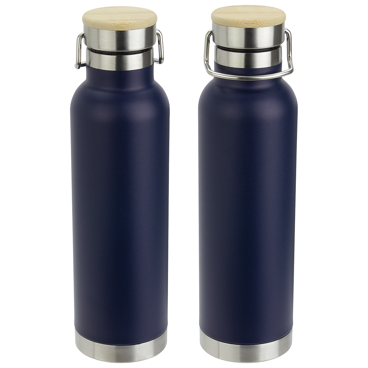 Picture of Cusano 22 oz Vacuum Insulated Stainless Steel Bottle with Bamboo Cap