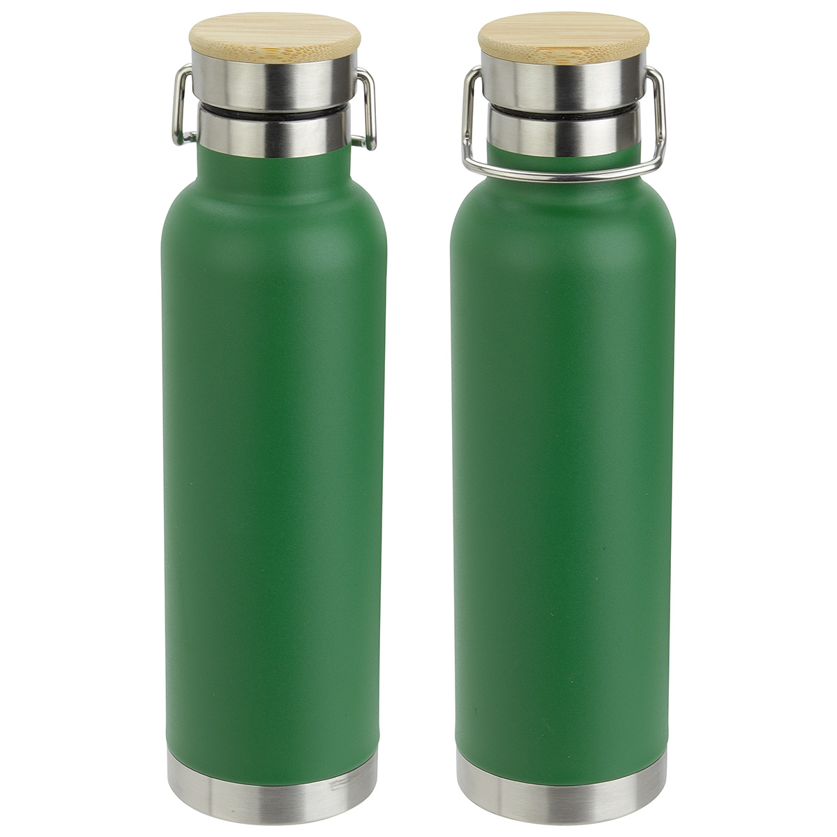 Picture of Cusano 22 oz Vacuum Insulated Stainless Steel Bottle with Bamboo Cap