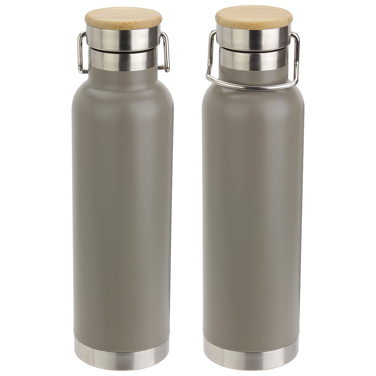 Picture of Cusano 22 oz Vacuum Insulated Stainless Steel Bottle with Bamboo Cap