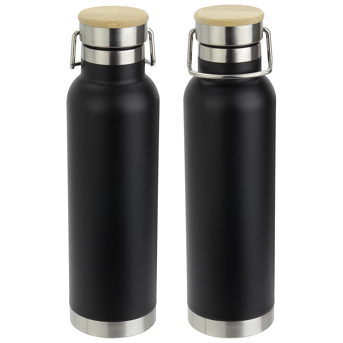 Picture of Cusano 22 oz Vacuum Insulated Stainless Steel Bottle with Bamboo Cap