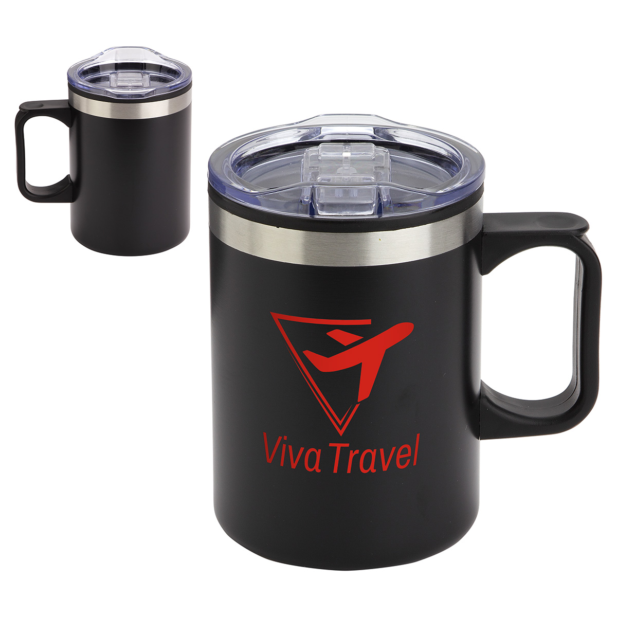 Picture of Zara 14 oz Stainless Steel/Polypropylene Mug