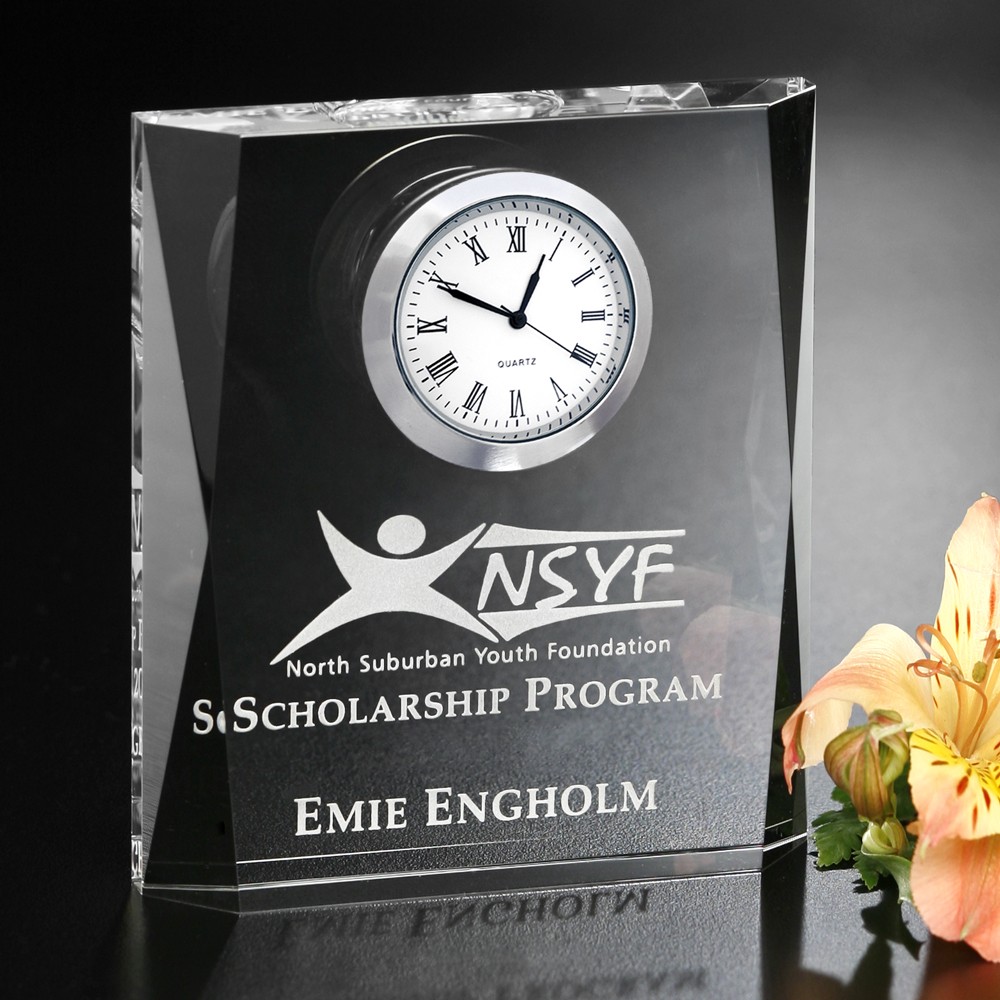 Picture of Moments Beveled Clock 4-1/2"
