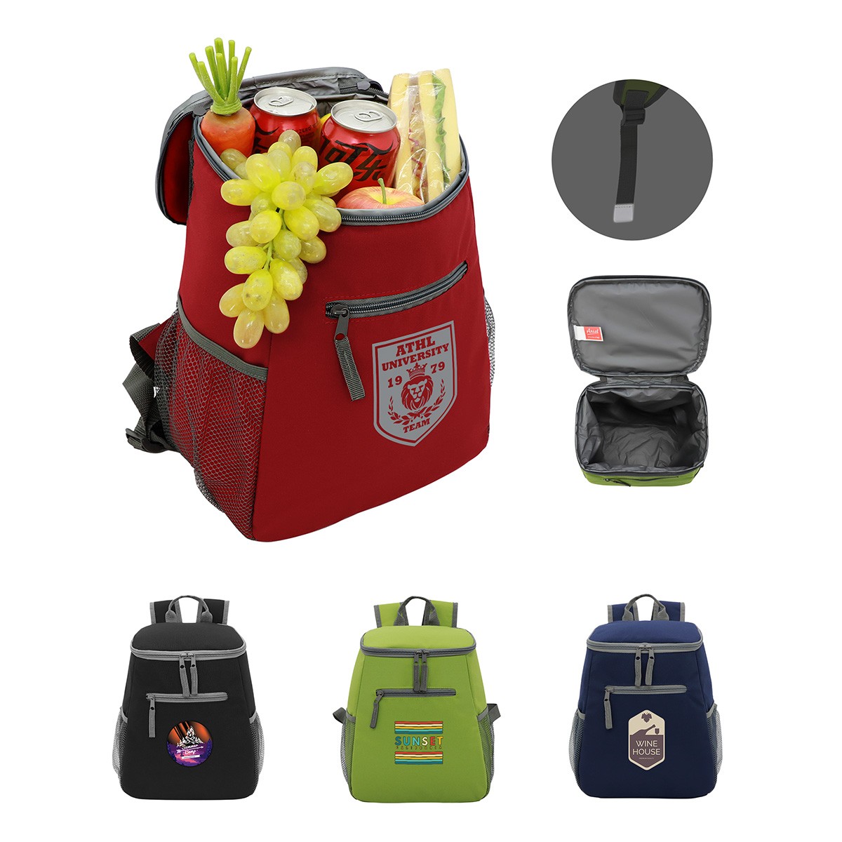 Picture of Cabana 20-Can Polyester Cooler Backpack