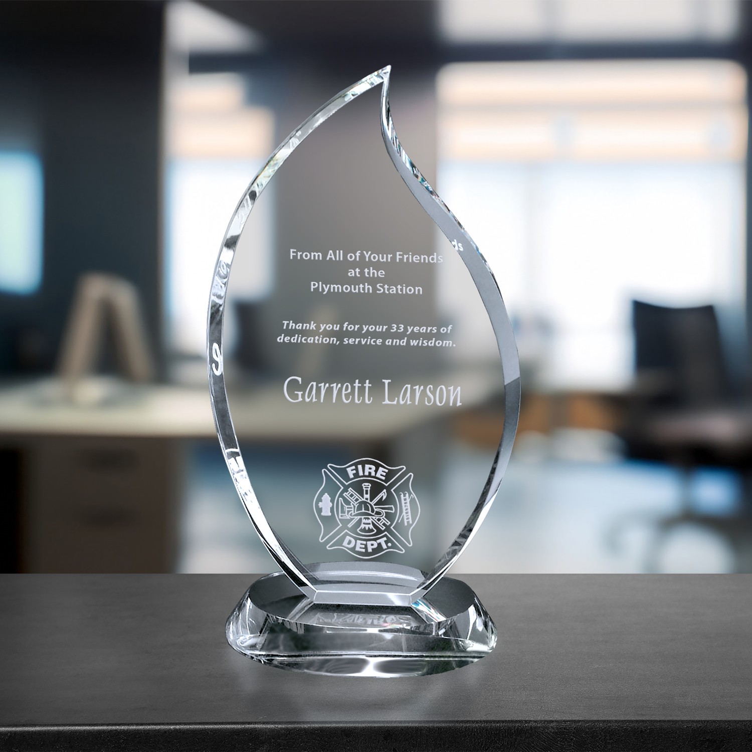 Picture of Flame Award 11"