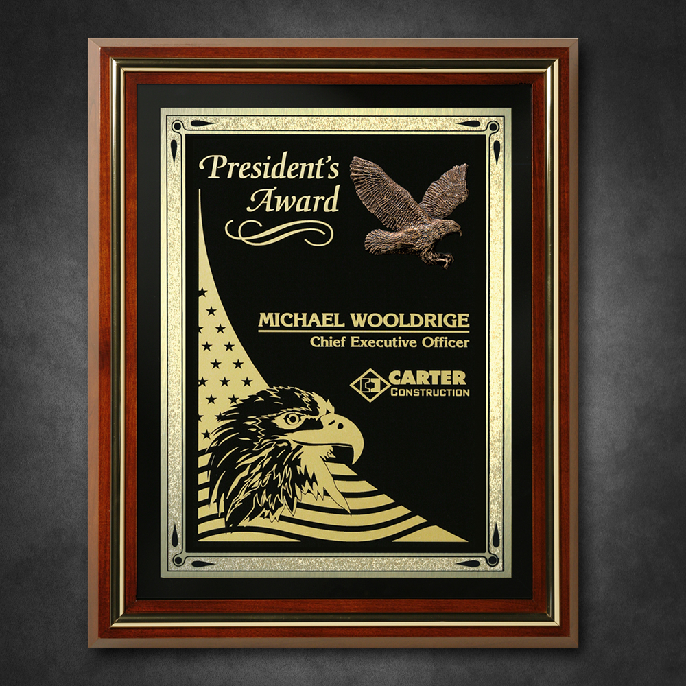 Picture of Americana Shadow Box with Glass 12-1/2" x 15-1/2"