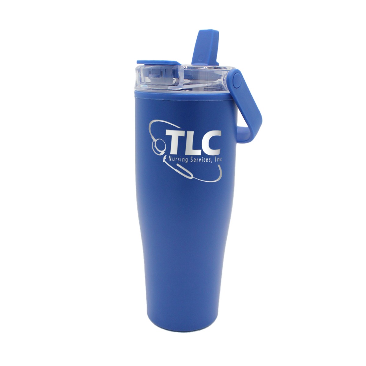 Picture of 30 oz. Recycled Tumbler with Handle Lid, Laser, Premium