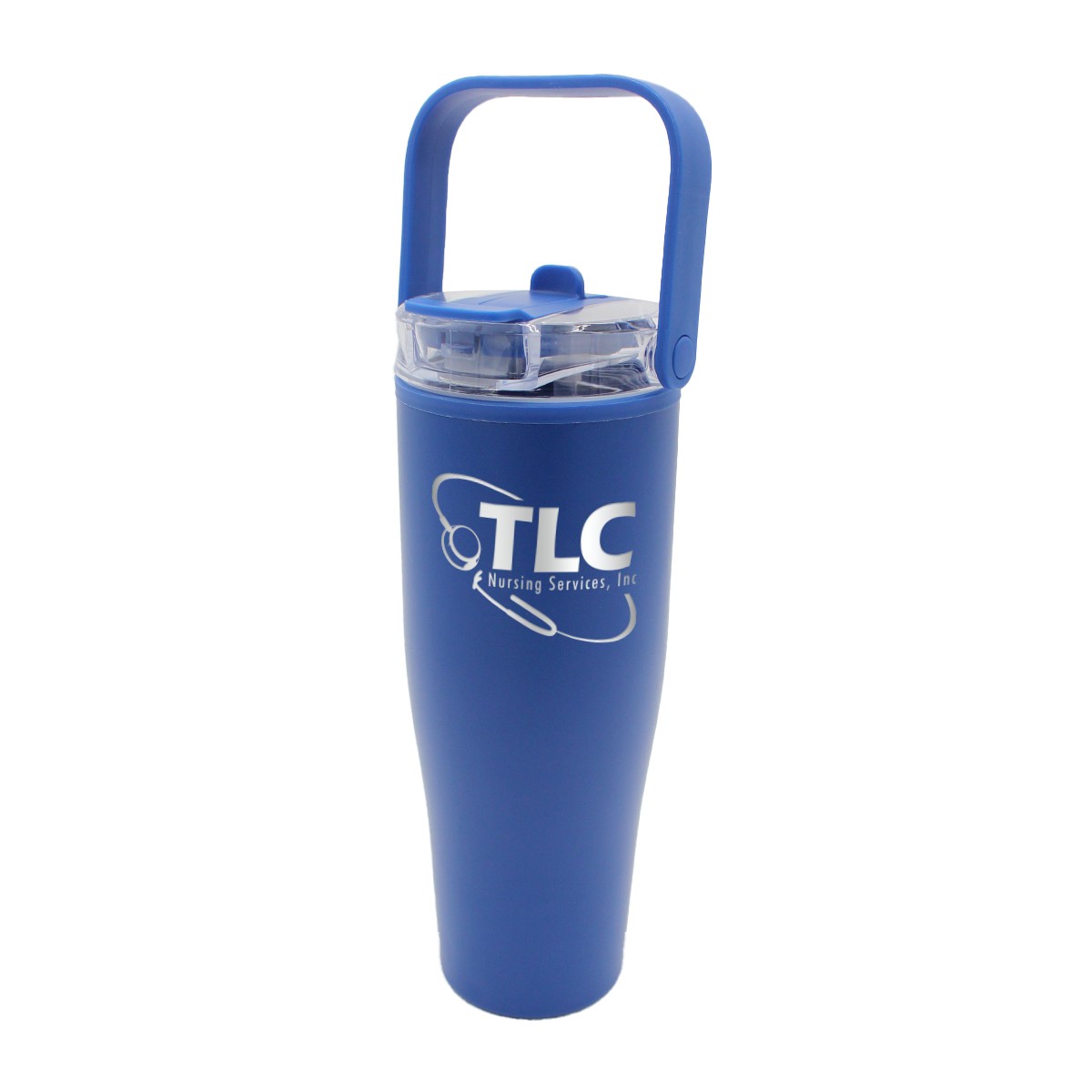 Picture of 30 oz. Recycled Tumbler with Handle Lid, Laser, Premium