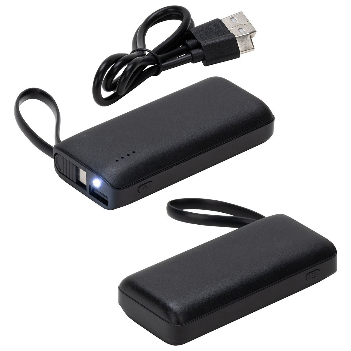 Picture of Chancellor 5000mAh Power Bank with USB-C Built-in Cable