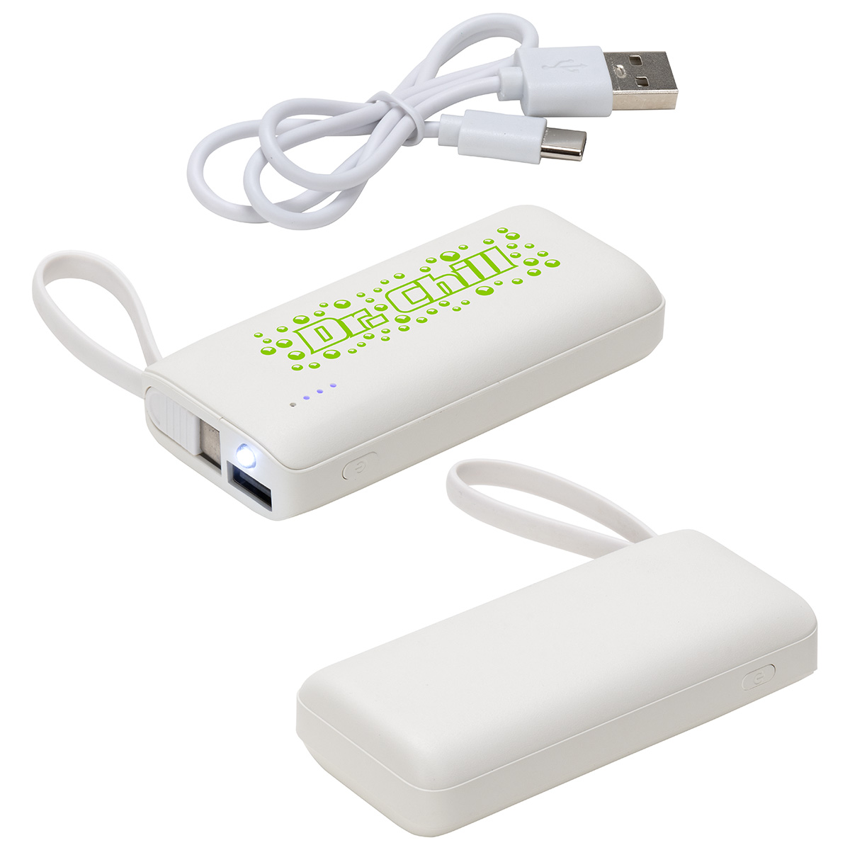 Picture of Chancellor 5000mAh Power Bank with USB-C Built-in Cable