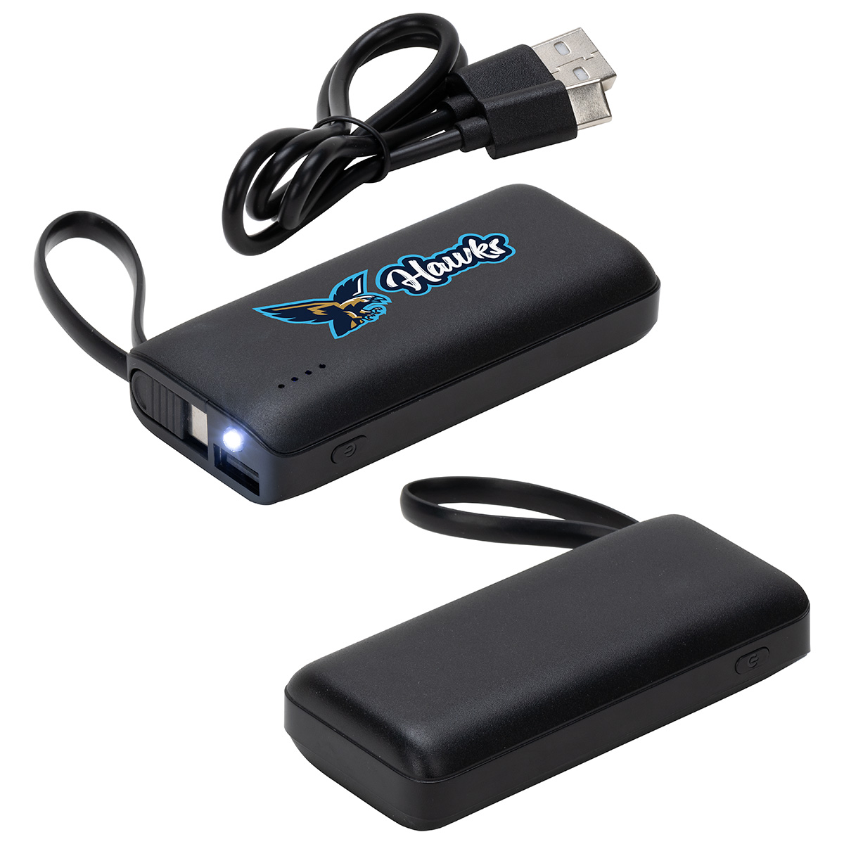 Picture of Chancellor 5000mAh Power Bank with USB-C Built-in Cable