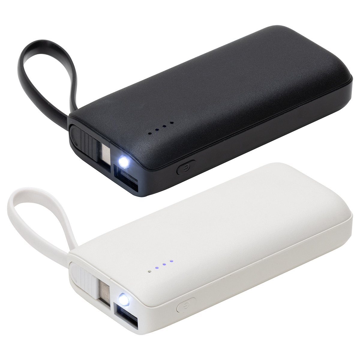 Picture of Chancellor 5000mAh Power Bank with USB-C Built-in Cable