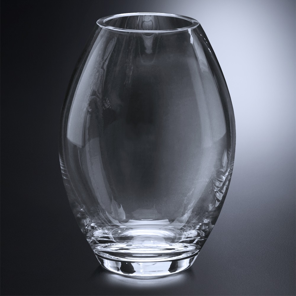 Picture of Clear Barrel Vase 8"