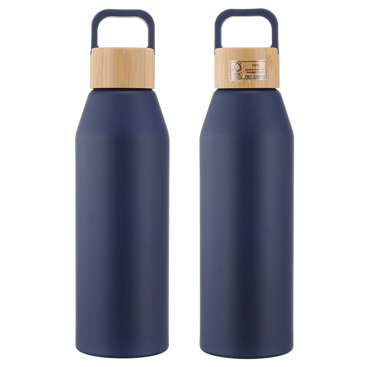 Picture of Clive 24 oz Recycled Aluminum Bottle with Bamboo Lid