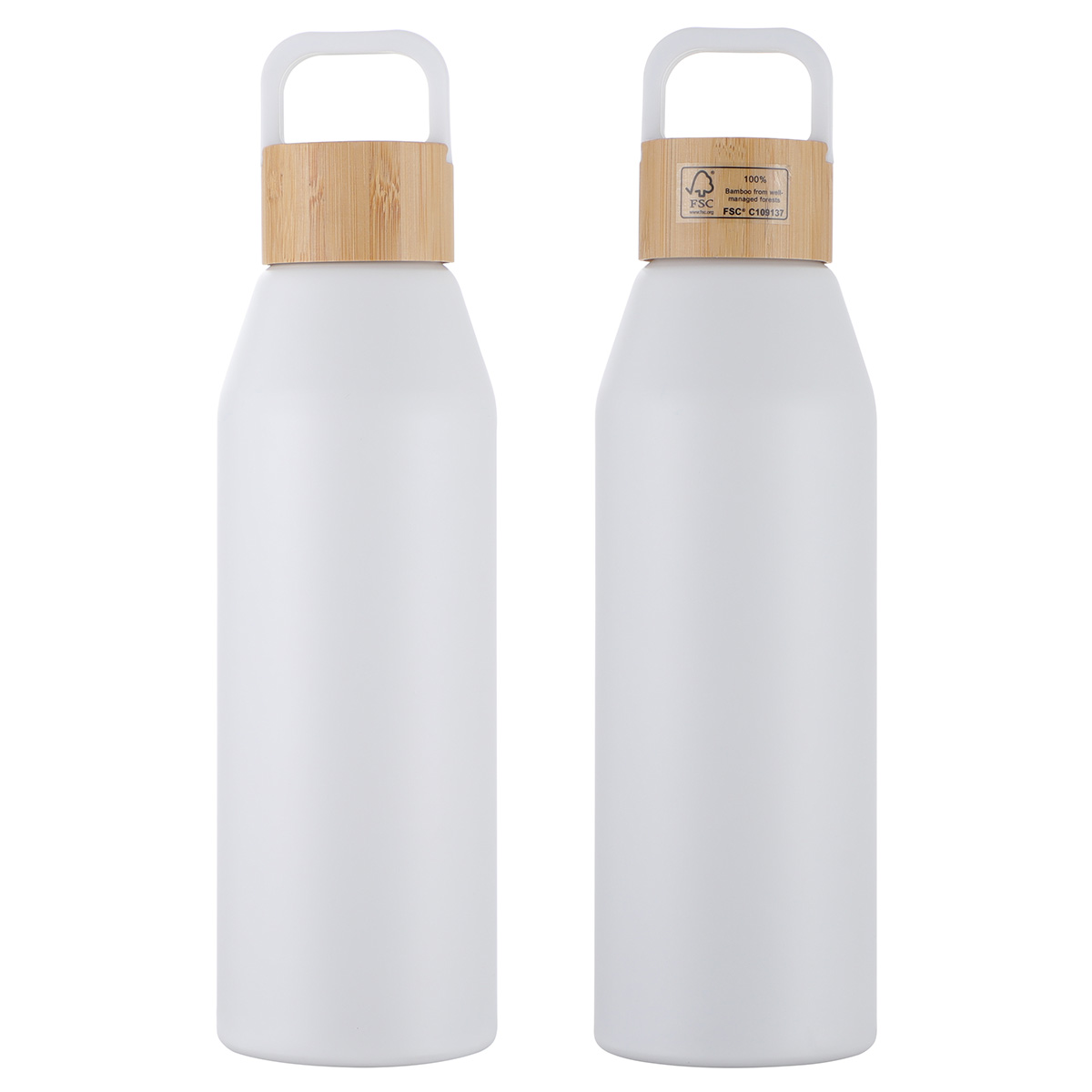 Picture of Clive 24 oz Recycled Aluminum Bottle with Bamboo Lid
