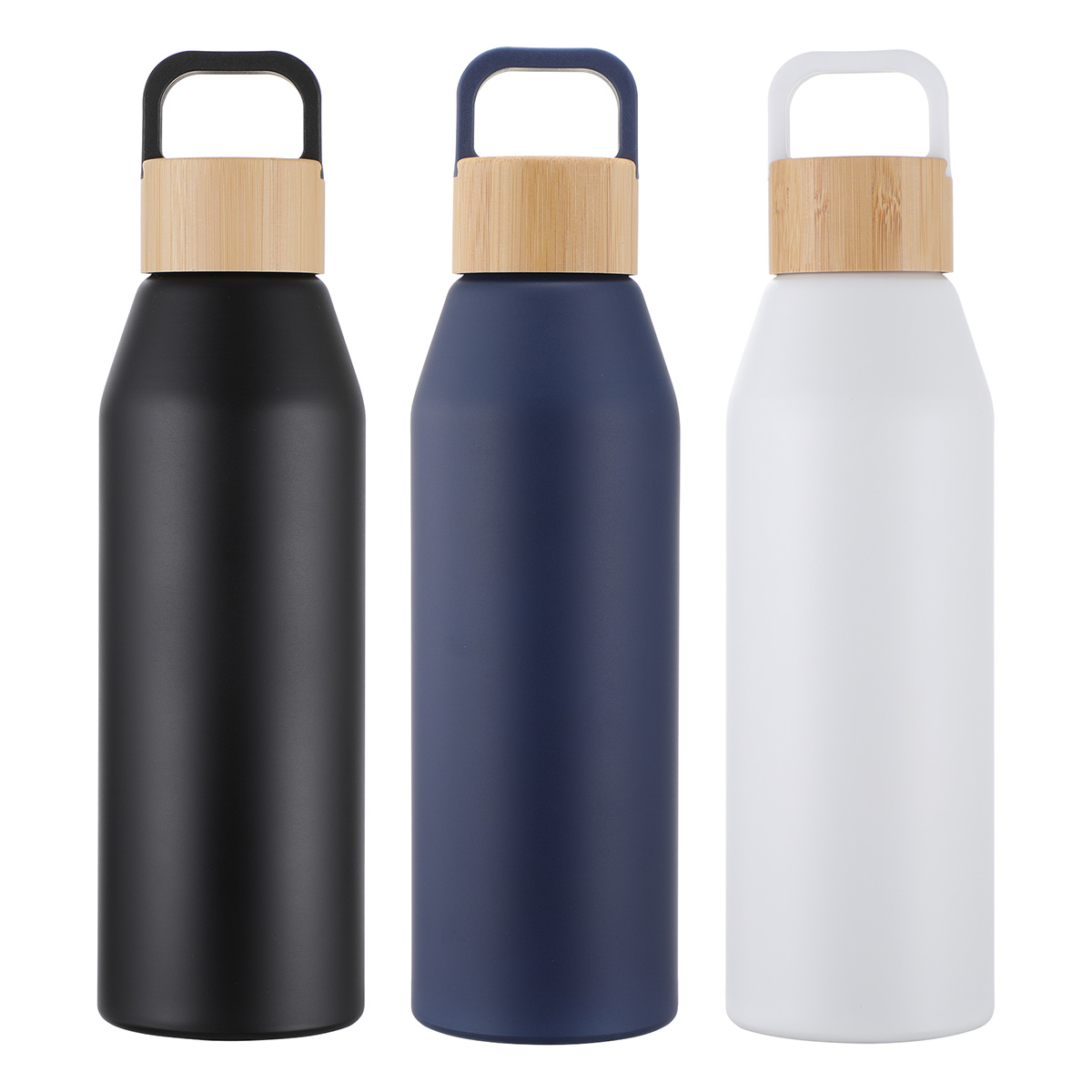Picture of Clive 24 oz Recycled Aluminum Bottle with Bamboo Lid