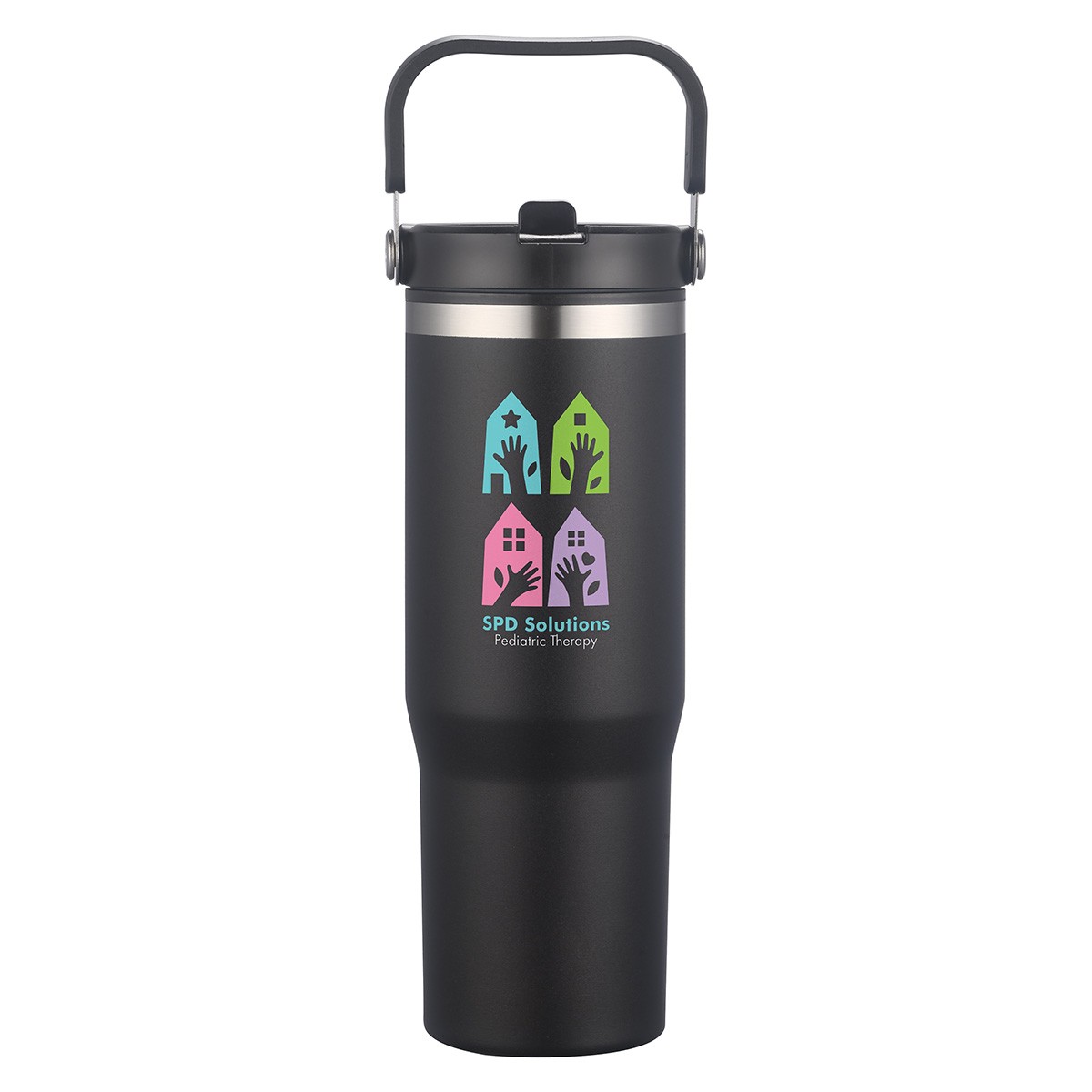 Picture of Oreno 30 oz Stainless Steel/Polypropylene Travel Tumbler