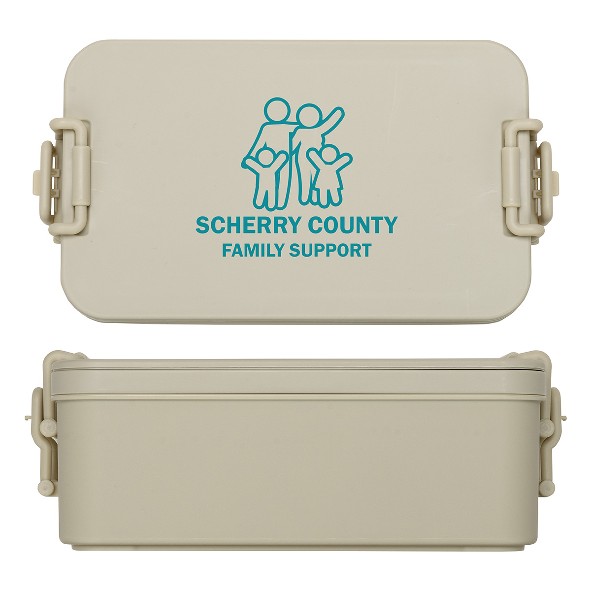 Picture of Canteen Stackable Lunch Box With Utensils