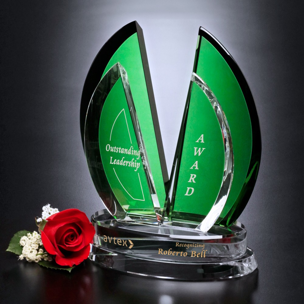Picture of Flight Emerald Award 9"