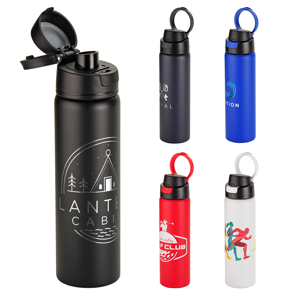 Picture of Cabrio 24 oz Recycled Stainless Steel Vacuum Insulated Bottle