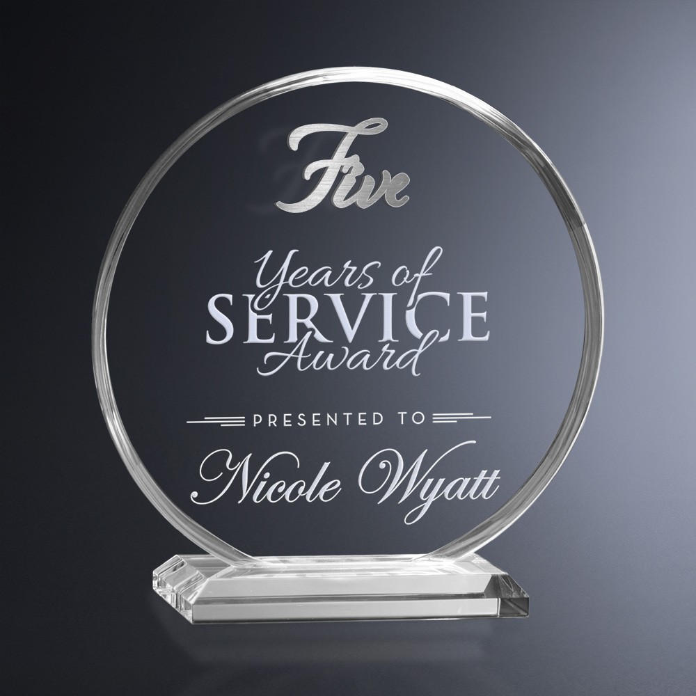 Picture of Crosby Circle Years of Service 7" W