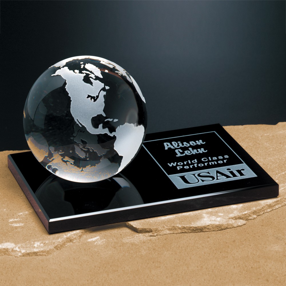 Picture of Continental Globe on Glass Base