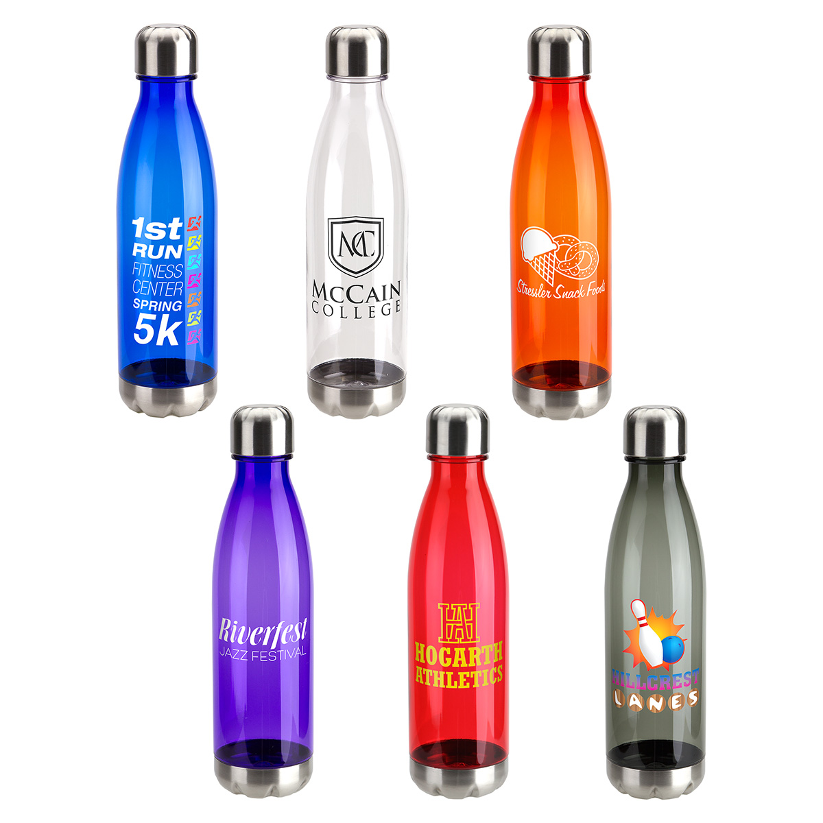 Picture of Bayside 25 oz Tritan® Bottle with Stainless Base and Cap