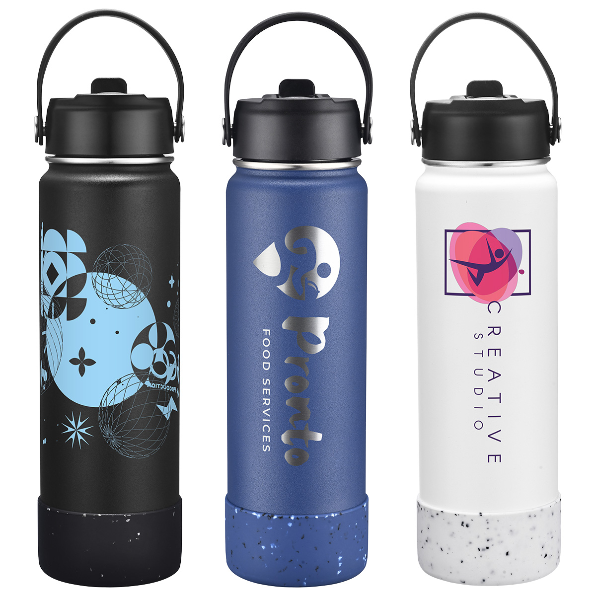 Picture of Volare 27 oz Vacuum Insulated Bottle with Flip Top Spout