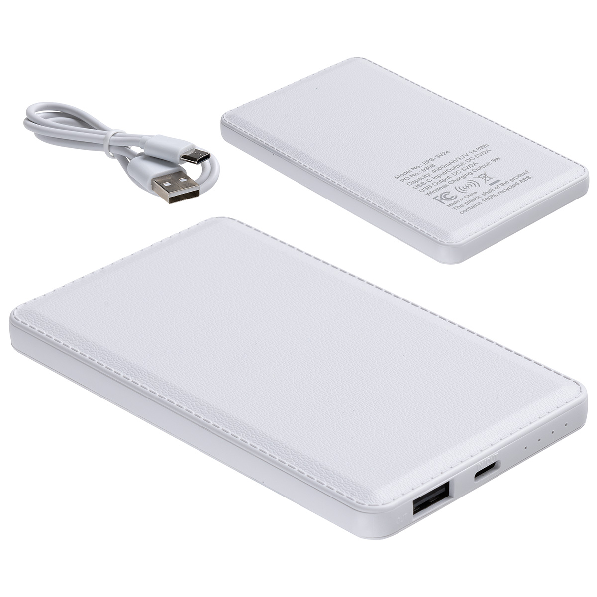 Picture of Sovereign 4000mAh Wireless Charging Power Bank with Recycled Case