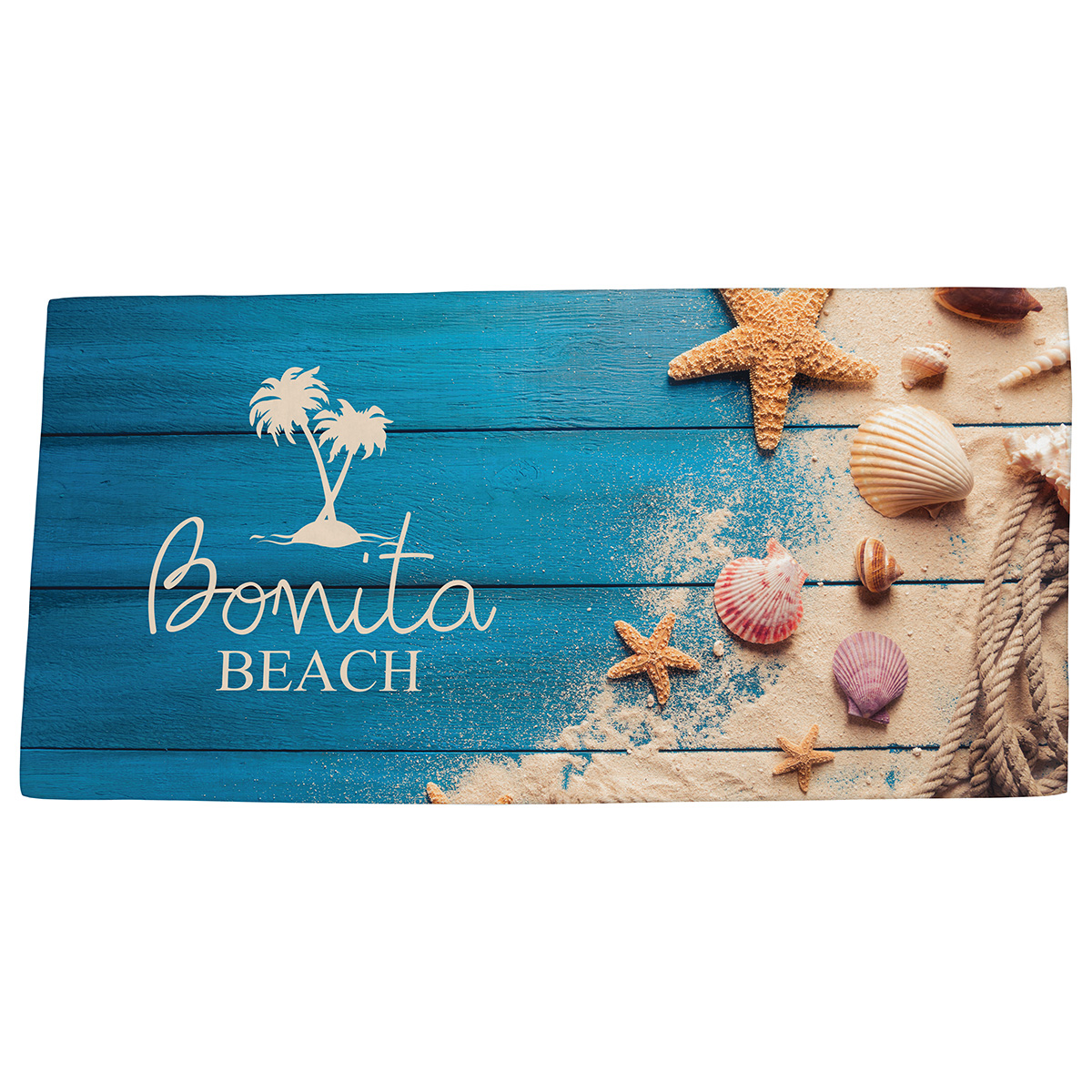Picture of Boardwalk 30" x 60" Microfiber Beach Blanket/Towel- Full-Color