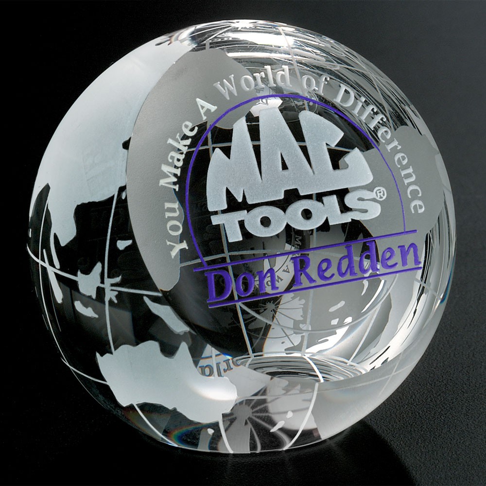 Picture of Clipped Globe 3-1/8" Dia.