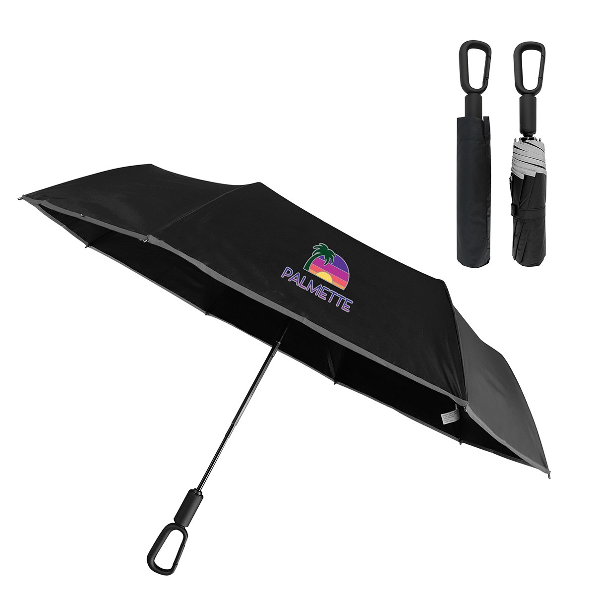 Picture of Ridgeline 46" Arc Reflective Umbrella with Carabiner Handle