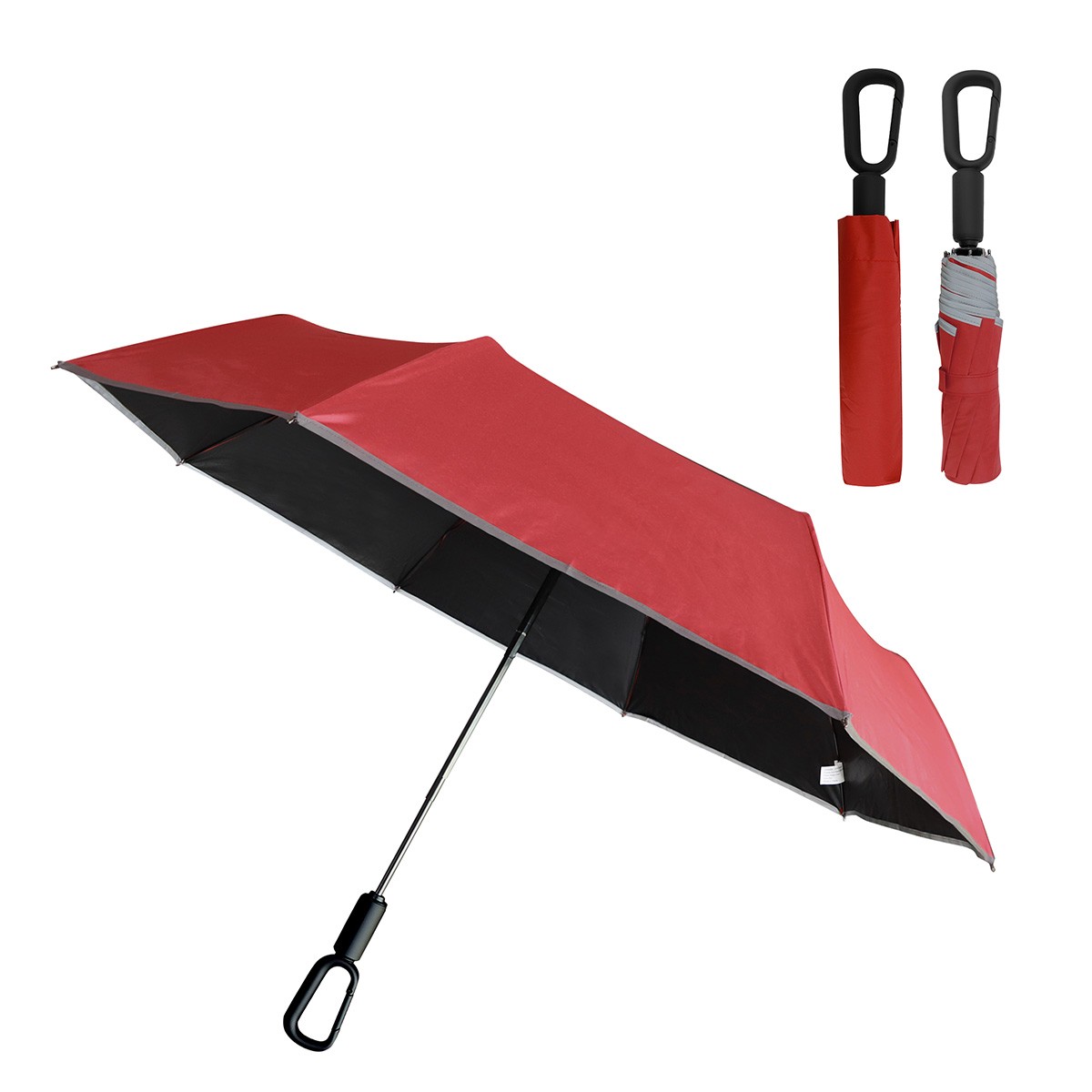 Picture of Ridgeline 46" Arc Reflective Umbrella with Carabiner Handle