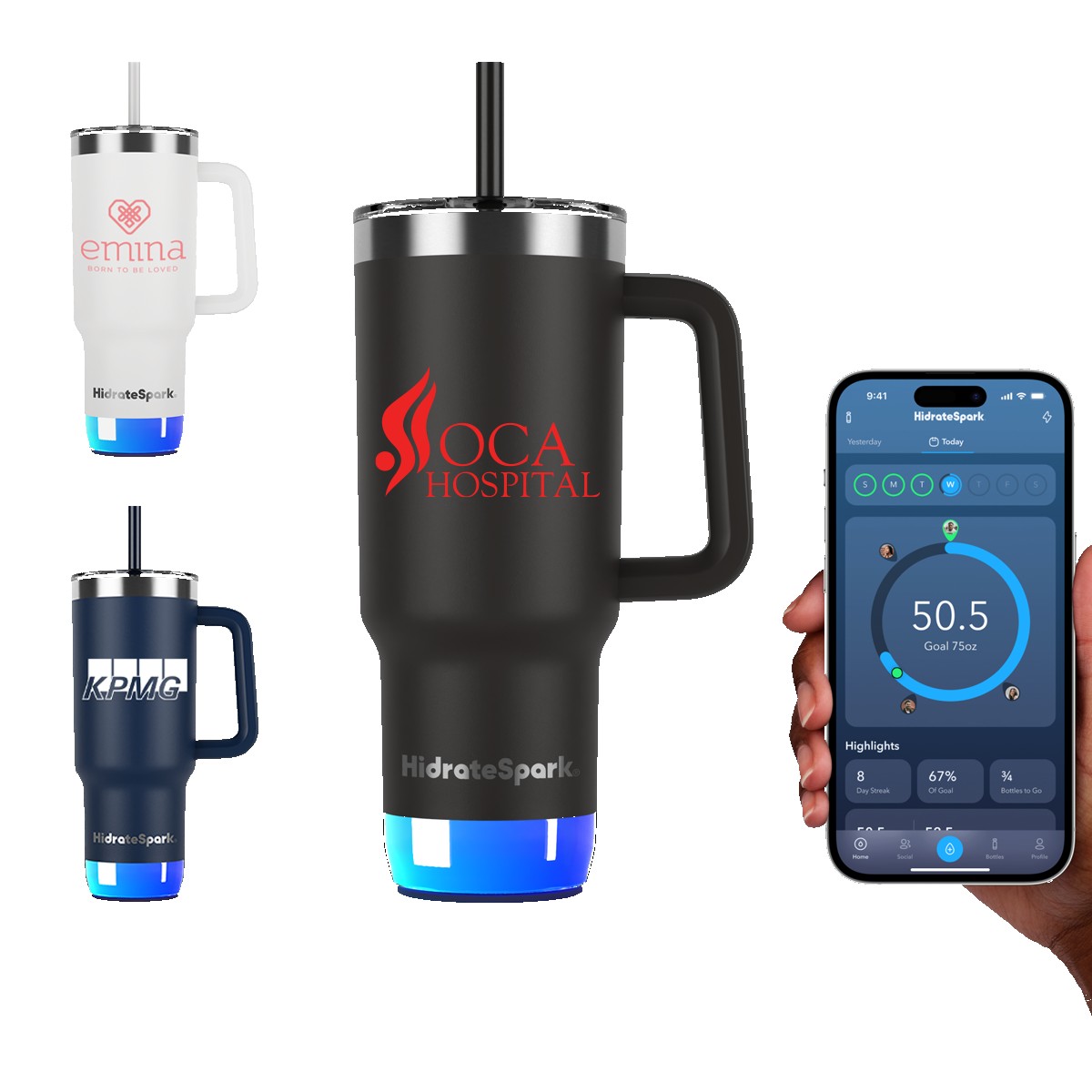 Picture of HidrateSpark® 30 oz. PRO 2 Tumbler