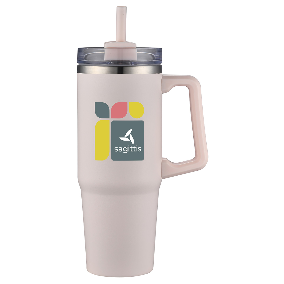 Picture of Milo 30 oz Vacuum Insulated Stainless Steel Mug with Straw