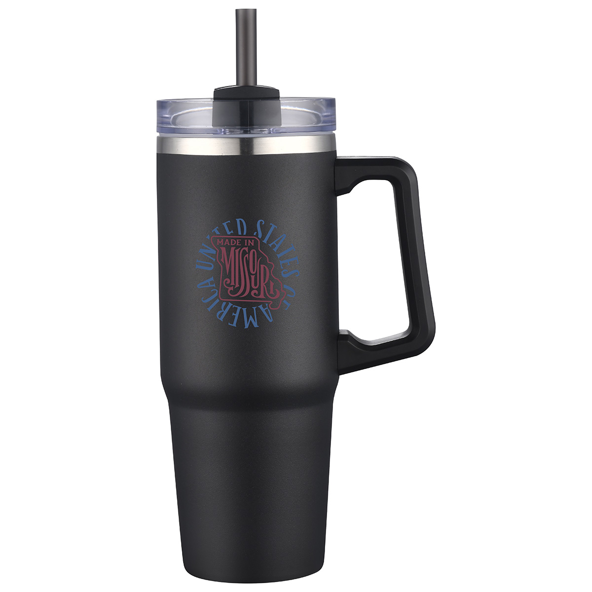 Picture of Milo 30 oz Vacuum Insulated Stainless Steel Mug with Straw