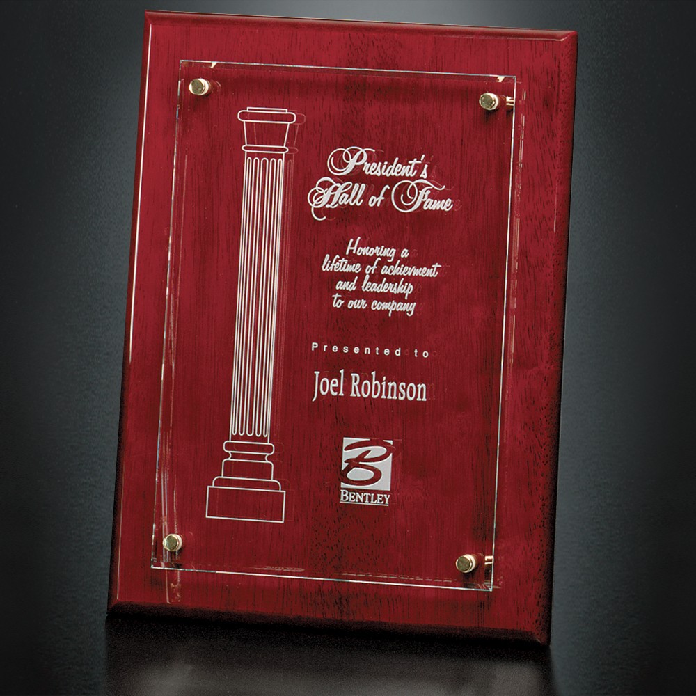 Picture of Canterbury Rosewood Plaque 8" x 10"