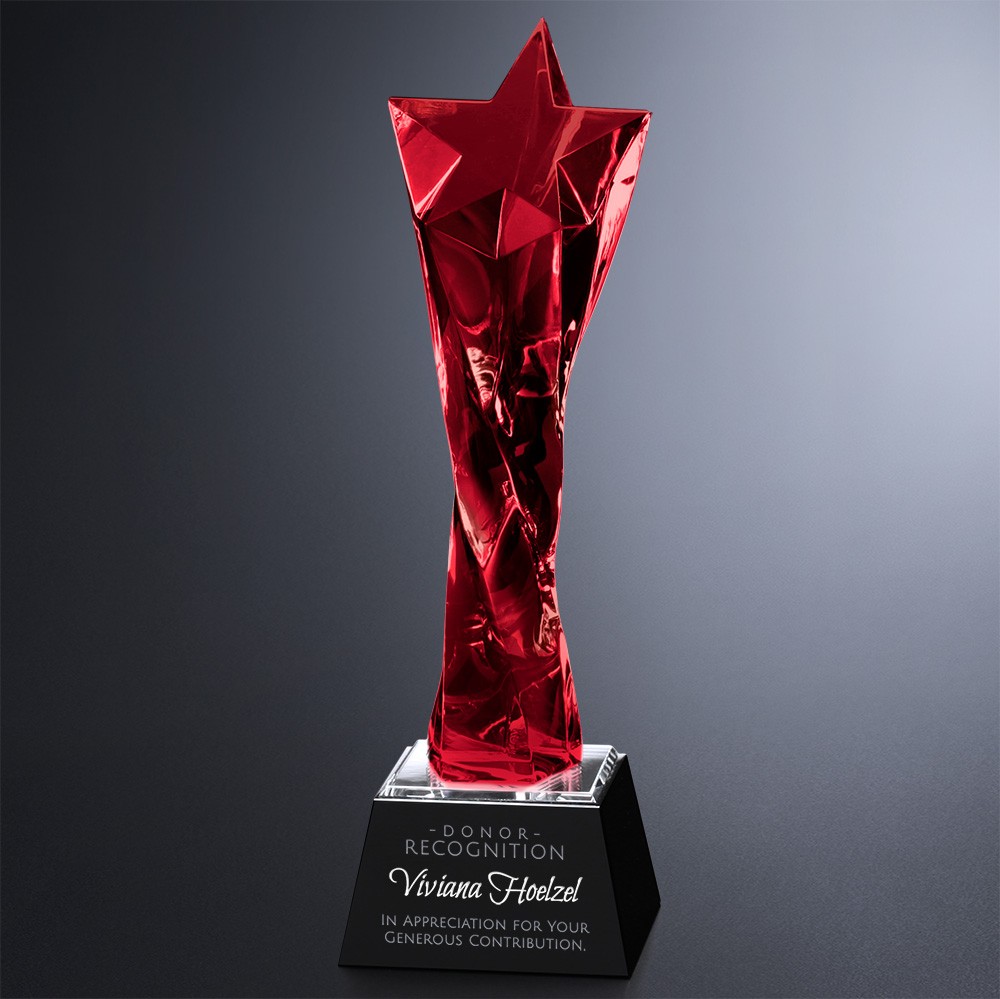 Picture of Twisted Star Ruby Award 11"