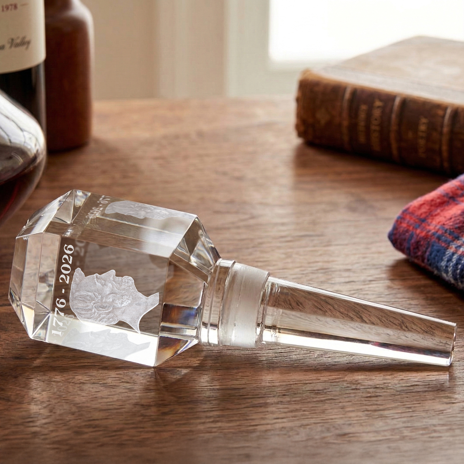 Picture of Merlot Wine Stopper 4"