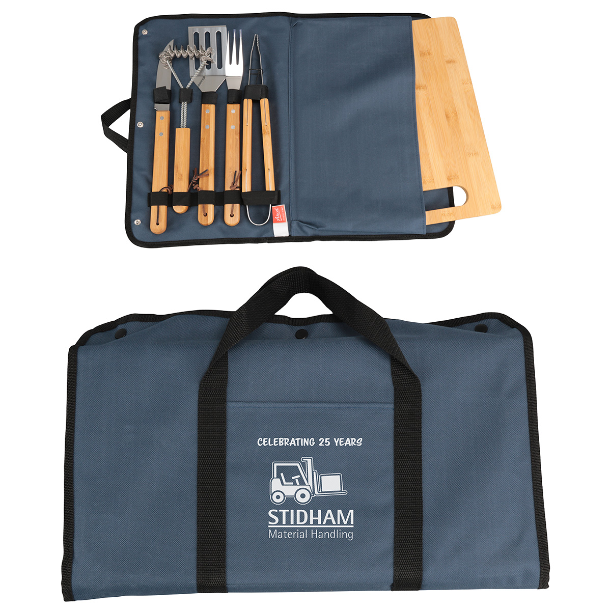 Picture of Firepit 5-Piece BBQ Set with Cutting Board & Carrying Case