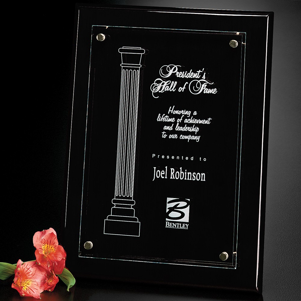 Picture of Canterbury Black Plaque 8" x 10"