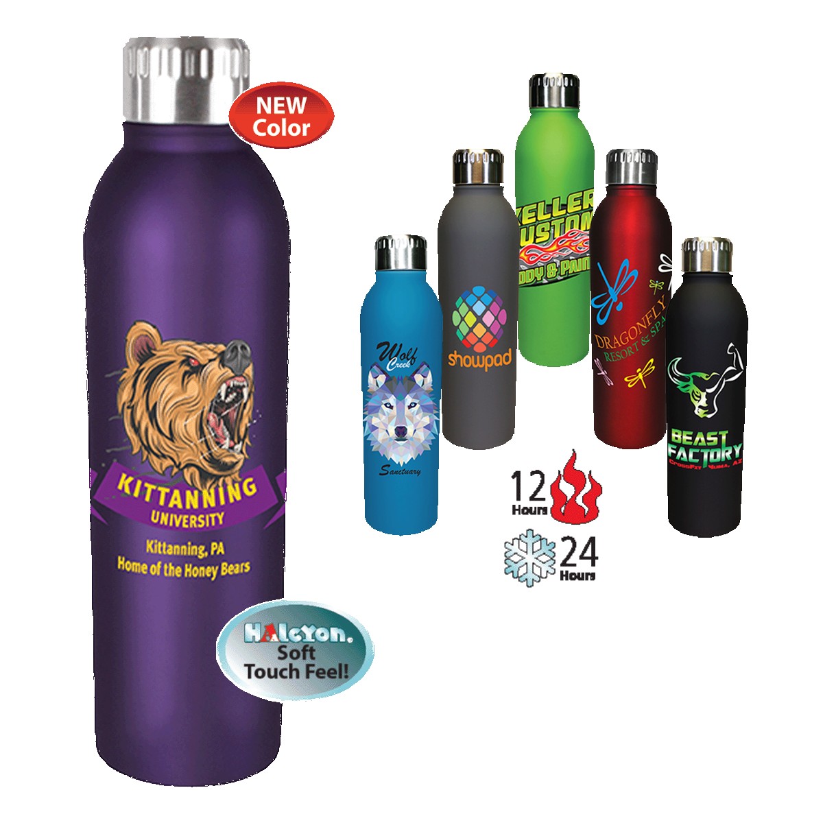 Picture of 17 Oz. Deluxe Halcyon® Bottle (Full Color Digital)