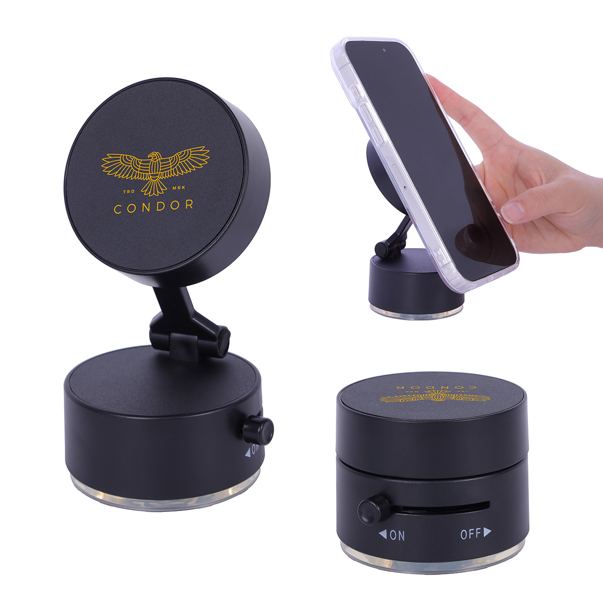 Picture of Rivet Portable Magnetic Phone Mount With Suction Cup Base